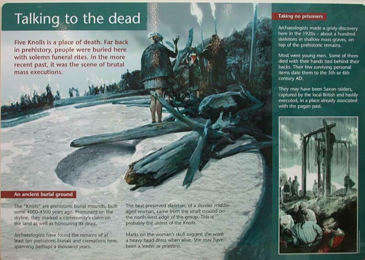 Who would have imagined what a blood-drenched spot this popular urban fringe site is  if the panel hadn't told them.  Lot's to talk about here!  Dunstable Downs , UK. (TellTale)