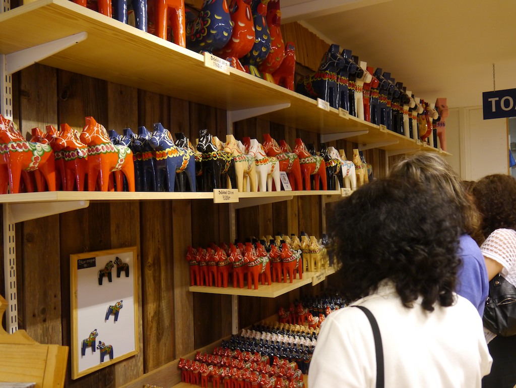 The shop is even more attractive after a visit to the workshop.